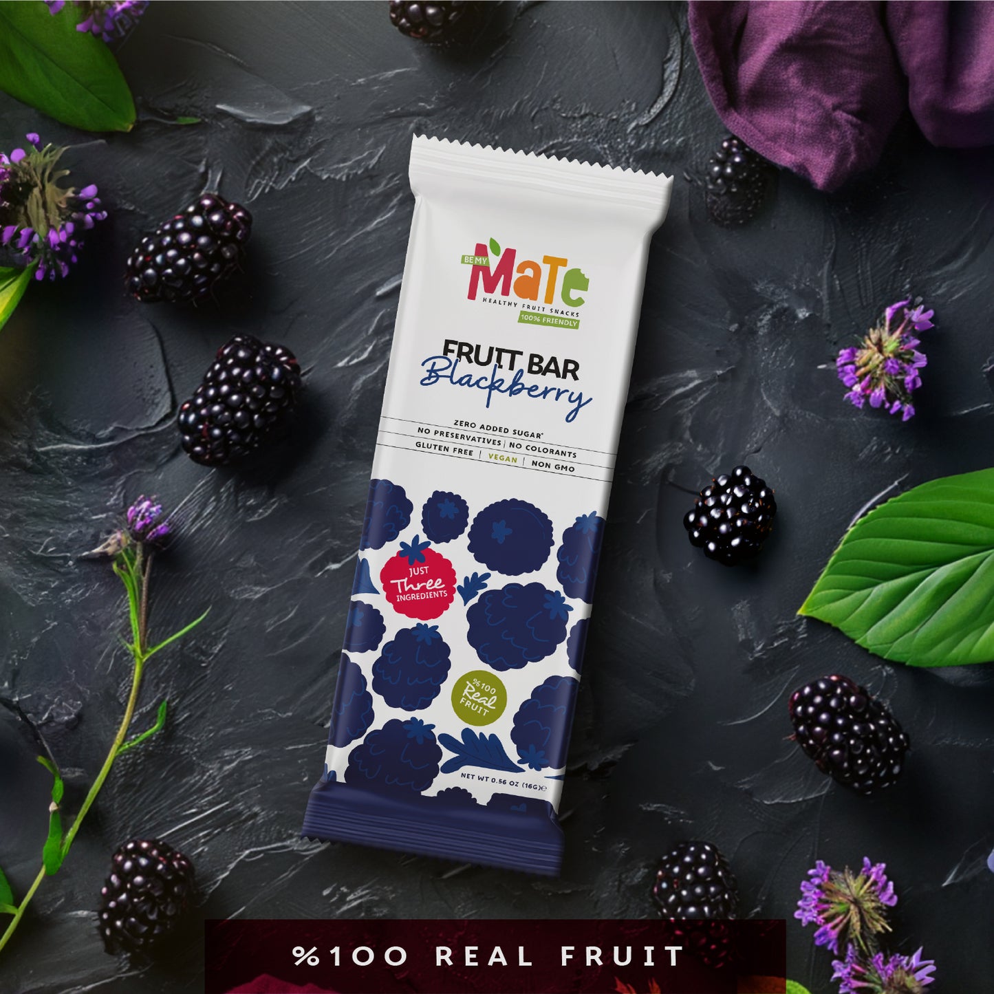 Mate Blackberry Fruit Bar (24pcs)