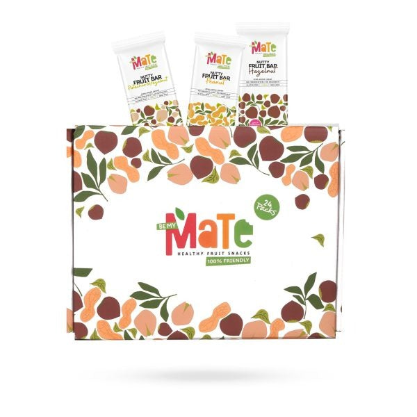 Mate Nutty Fruit Bar Variety Pack (24pcs)