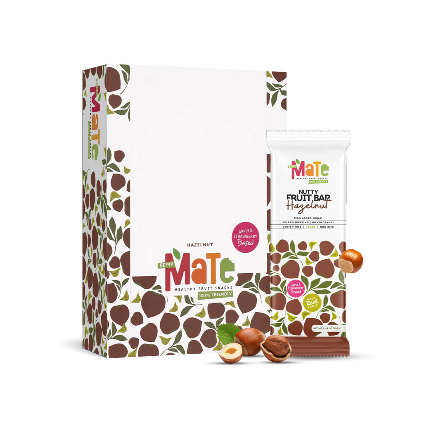 Mate Hazelnut Nutty Fruit Bar (12pcs)