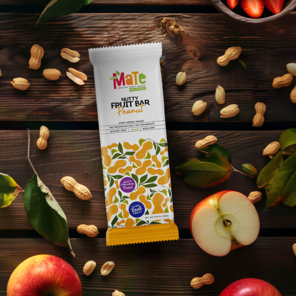 Mate Peanut Nutty Fruit Bar (12pcs)