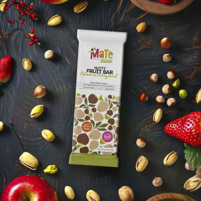 Mate Pistachio & Hazelnut Nutty Fruit Bar (12pcs)