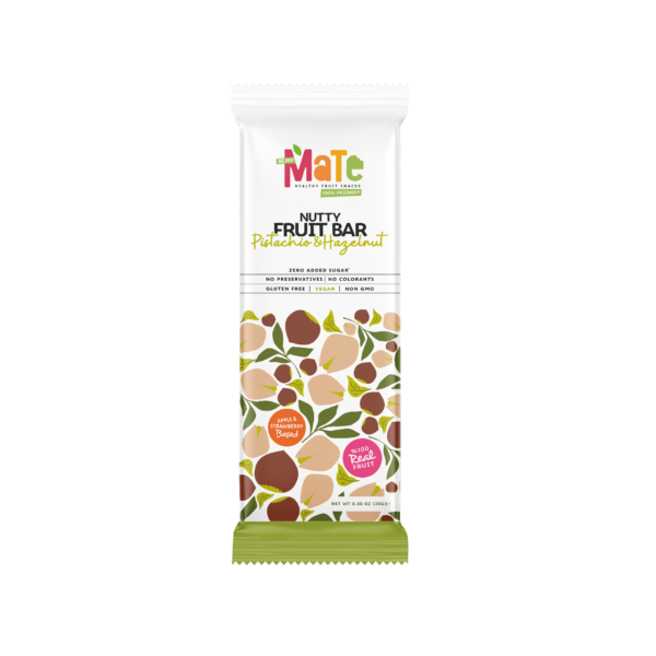 Mate Pistachio & Hazelnut Nutty Fruit Bar (12pcs)