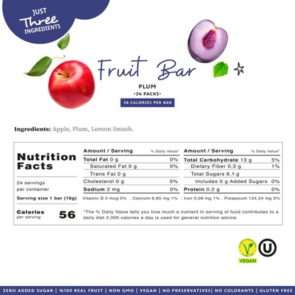 Mate Plum Fruit Bar (24pcs)